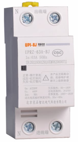 UPRZ系列自恢复式过欠压保护器
